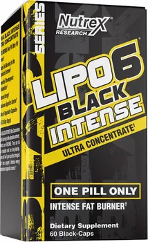 Spalovač tuku Nutrex Lipo 6 Black Ultra Concentrate Intense 60 cps.