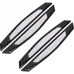 4car Karbonové chrániče dveří s bílou…