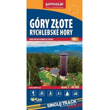 Cestování Mapa tur. - Góry Złote - Góry Rychlebskie 1:40 000