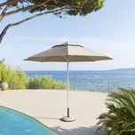 Kulatý slunečník Easyo teleskopický - 330 cm taupe