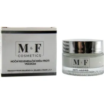 Pleťový krém M&F COSMETICS NOČNÍ REGENERAČNÍ KRÉM PROTI VRÁSKÁM 50ML