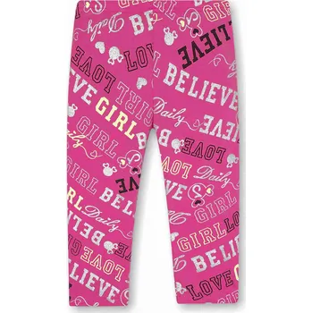 Dívčí 3/4 legíny - KUGO FV6512, růžová Barva: Růžová, Velikost: 116