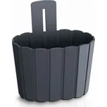 PROSPERPLAST Květináč závěsný BOARDEE WALL antracit 19,4cm