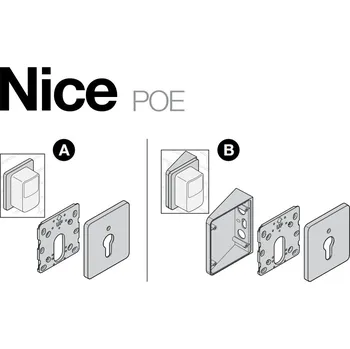 POE - konzola pro uchycení fotobuněk, klávesnic a čteček karet