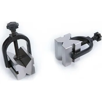 Příslušenství k frézce Přesné upínací V-bloky s třmenem, 50 x 40 x 40 mm, sada 2 ks (TrueTech)