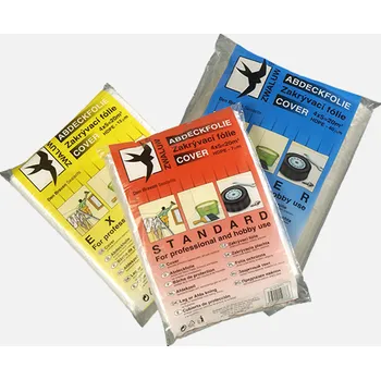 Zakrývací fólie na malování Den Braven - Zakrývací fólie transparentní Fólie a plachty: 4x5m x 12μm