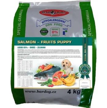 Krmivo pro psa Bardog Salmon Fruits Puppy - 4 kg
