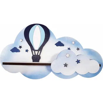 Falixen Polička "LÉTAJÍCÍ BALON"-modrý
