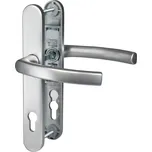 Dveřní kování klika-klika BLAUGELB DGT35, PZ92, F1 stříbrná