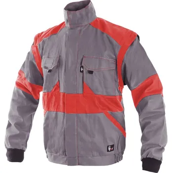 pracovní bunda CXS Luxy Eda šedá/červená