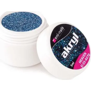 ENII NAILS Barevný akryl, heaven glitrový