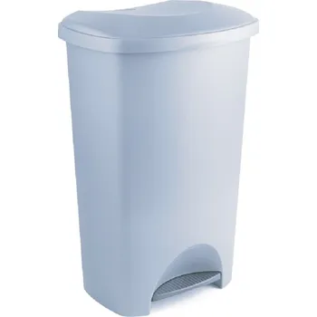 Odpadkový koš Šedý pedálový odpadkový koš z recyklovaného plastu Addis Eco Range, 50 l ID_1309604