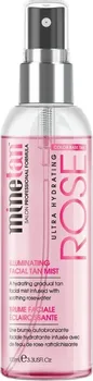 MineTan Rose Illuminating Facial Tan Mist rozjasňující růžová voda se samoopalovacím účinkem 100 ml
