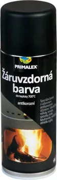 Barva ve spreji Primalex Žáruvzdorná barva 400 ml černá 