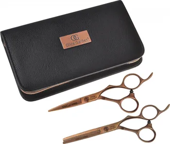 Kadeřnické nůžky Olivia Garden SilkCut Pro Copper Edition set