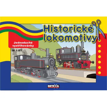 Papírový model Betexa Jednoduché vystřihovánky historické lokomotivy (2014)