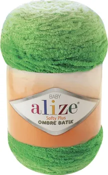 Příze Alize Softy Plus Ombre Batik 7287 Green