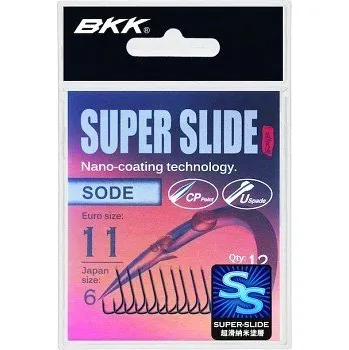 Rybářský háček MIKADO BKK-Sode-CP s lopatkou vel.15 Super Slide 12ks SS1113002-15