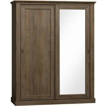 Šatní skříň Antica L | šatní skříň A183 | 185x220x68 cm | dub lefkas | POSLEDNÍ KUS