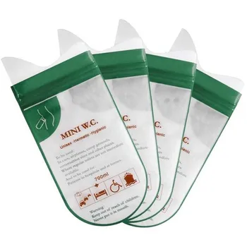 Nádoba na moč vybaveniprouklid.cz Cestovní WC sáček na moč pro ženy a muže 4 ks