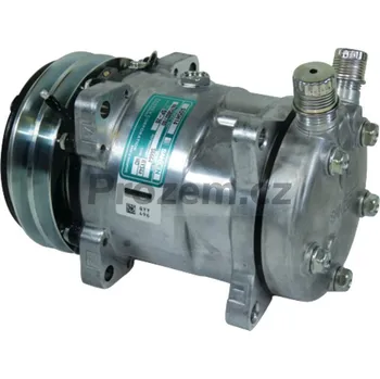 Kompresor klimatizace SANDEN Kompresor klimatizace pro New Holland (Fiat a Ford), 12 V, 86508521, AG518204