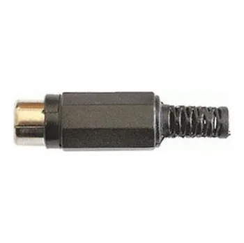 ISO konektor Konektor CINCH zásuvka černá KC02