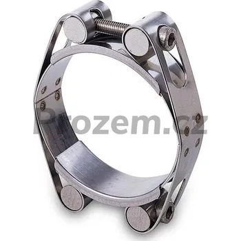 hadicová spona Nerezová dvoudílná hadicová spona 260 - 270 mm, hadicová svorka 260-270 mm