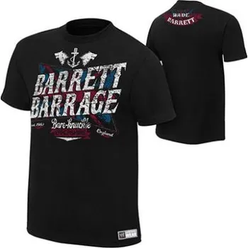 tričko WWE Wrestling Wade Barrett Barrage Authentic Velikost S