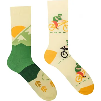 Pánské ponožky Veselé ponožky Cyklysta, Střih Pánsky/UNISEX, Velikost 35-38