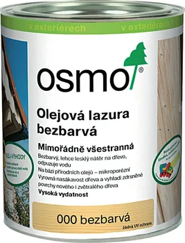 OSMO Color Olejová lazura 750 ml 000 bezbarvá