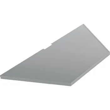 Prodejní regál Police lichoběžníku 400 mm | Ukončení oboustranného regálu | Wexta.cz