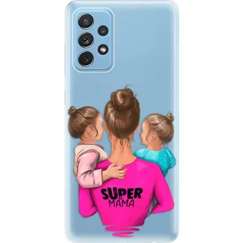 Pouzdro na mobilní telefon Odolné silikonové pouzdro iSaprio - Super Mama - Two Girls - Samsung Galaxy A72