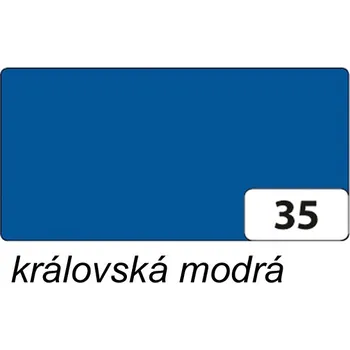 Umělecký papír Folia Barevný papír 300g - 35 královská modrá Velikost: 50 x 70 cm