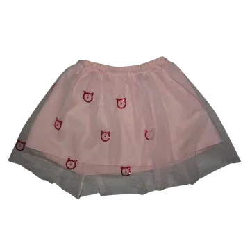 Dívčí sukně Dívčí růžová sukýnka s lesklou ozdobou. 128