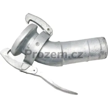 Samice/M-díl Perrot 4"/108 mm s hadicovým nátrubkem 4"/108 mm, koleno 45°