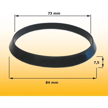 Kuželové těsnění 83x73 mm - dřez. umýv. sifon - nový typ SAM Myjava T733-T7365 - L1/665