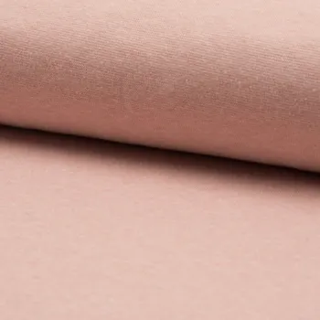 Náplet hladký RIB 1/1, lososová melanž, š.70