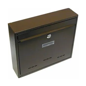 Poštovní schránka OEM Schránka poštovní RADIM velká 310 x 360 x 90 mm hnědá
