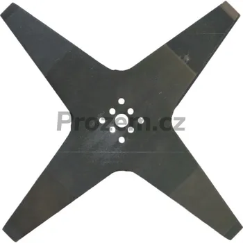 Nůž pro sekačku Ambrogio, Lizard, Stiga, Wiper, 50D001802, 1126910101, rozměry 240/10,2/4,4/- mm, 4-zubý nůž