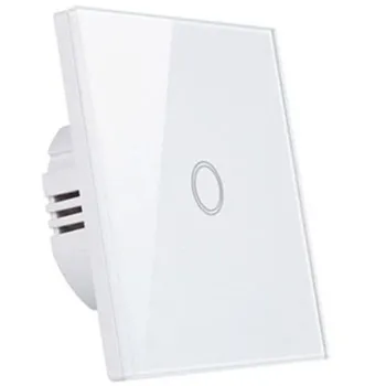 Maxo Dotykový skleněný vypínač bílý vypínač Maxo Dotykový skleněný vypínač bílý