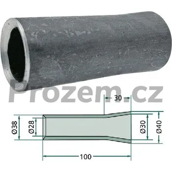 Hrot šipu Přivařovací pouzdro na hrot, délka- 100mm (43018100-10F)