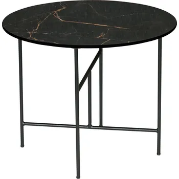 Konferenční stolek WOOOD Porcelánový konferenční stolek VIDA černý 48x60cm 373798-Z