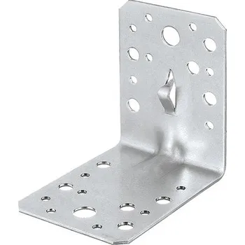 Tesařské kování Spojovací úhelník zátěžový s výztuhou 90x90x65 mm, sendzimirově pozinkovaný, 1 ks