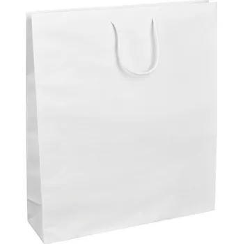 Papírová taška bílá Siena 35x10x40 MPBI04