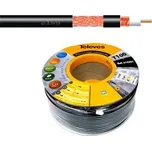 Kabel koaxiální Televes T100 PE 215501 Cu / 100m / 6,6 mm venkovní