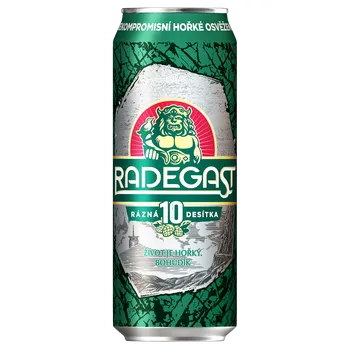 Pivo Radegast Rázná 10 0,5l plech - shrink