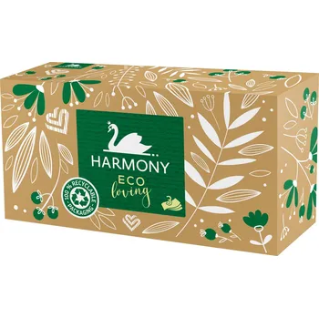 Papírový kapesník Papírové kapesníky Harmony ECO loving, 3vrstvé, 100 ks