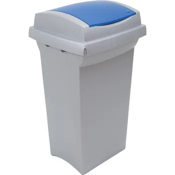 Odpadkový koš Odpadkový koš na tříděný odpad REC 50 l 43x39x68 cm modrý