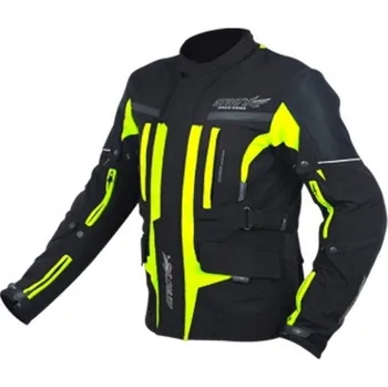 Moto bunda Maxx NF 2201 Jacket black/yellow fluo L