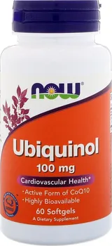 Přírodní produkt Now Foods Ubiquinol 100 mg 60 cps.